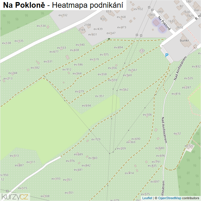 Mapa Na Pokloně - Firmy v ulici.