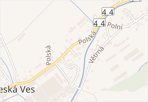 Kubínova v obci Česká Ves - mapa ulice