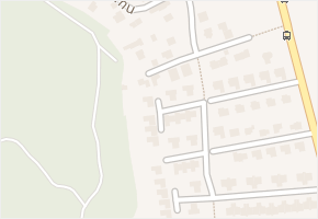 Nádavky v obci Česká - mapa ulice
