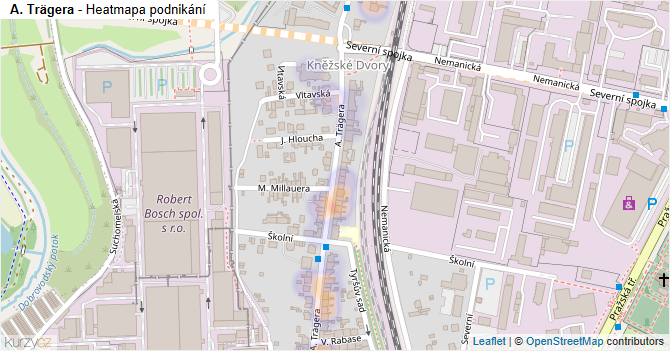 A. Trägera - mapa podnikání