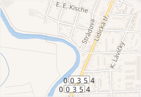 Beránkovo nábř. v obci České Budějovice - mapa ulice