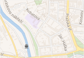 Budivojova v obci České Budějovice - mapa ulice