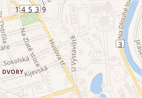 Čajkovského v obci České Budějovice - mapa ulice