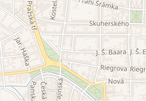 Dr. Tůmy v obci České Budějovice - mapa ulice