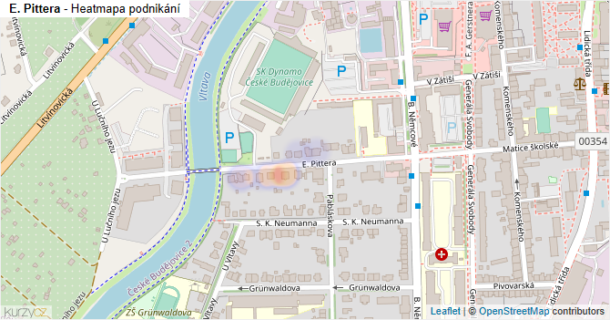 E. Pittera - mapa podnikání
