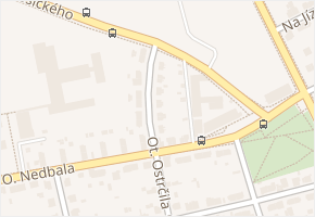 E. Rošického v obci České Budějovice - mapa ulice