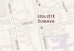 J. Opletala v obci České Budějovice - mapa ulice
