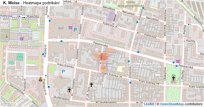 K. Weise - mapa podnikání