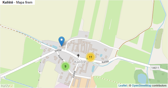 Kaliště - mapa firem
