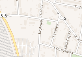 Kamarytova v obci České Budějovice - mapa ulice