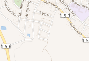 Kopretinová v obci České Budějovice - mapa ulice