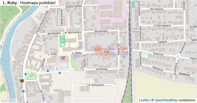 L. Kuby - mapa podnikání