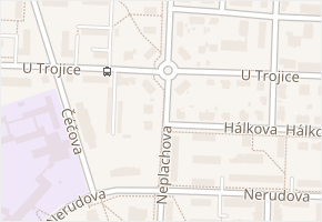 Neplachova v obci České Budějovice - mapa ulice