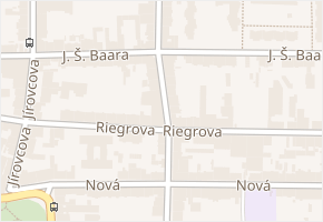 Otakarova v obci České Budějovice - mapa ulice