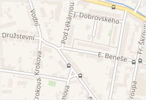 Pod Lékárnou v obci České Budějovice - mapa ulice