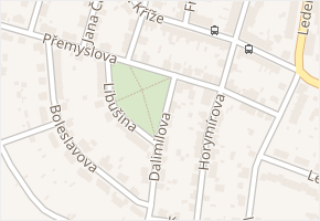 Přemyslova v obci České Budějovice - mapa ulice