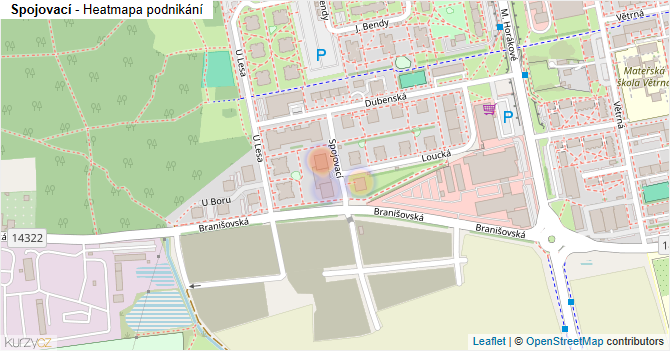 Spojovací - mapa podnikání
