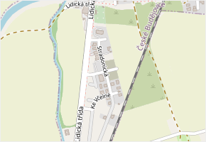 Stradonická v obci České Budějovice - mapa ulice