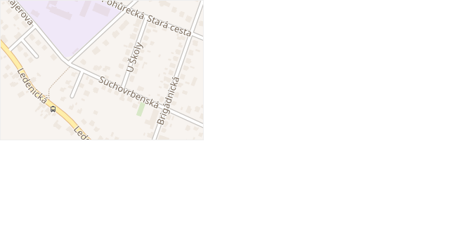 Třešňová v obci České Budějovice - mapa ulice