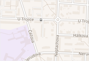 U Trojice v obci České Budějovice - mapa ulice