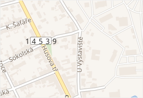 U Výstaviště v obci České Budějovice - mapa ulice