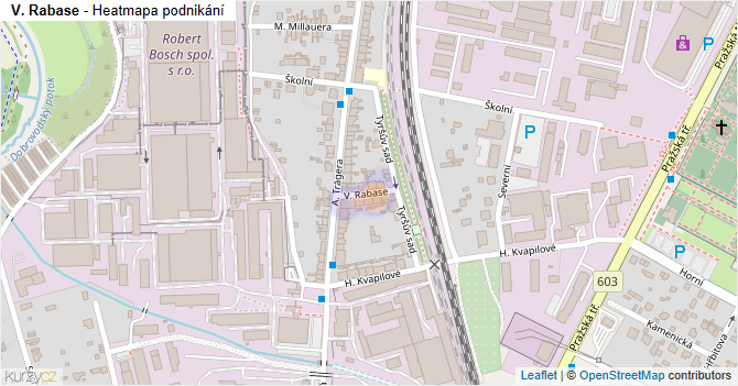 V. Rabase - mapa podnikání