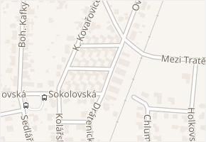 Zlatnická v obci České Budějovice - mapa ulice