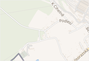 Podlesí v obci České Velenice - mapa ulice