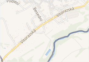 Říční v obci České Velenice - mapa ulice