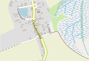 K Lukám v obci Český Brod - mapa ulice