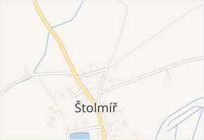 Na Vinohradech v obci Český Brod - mapa ulice
