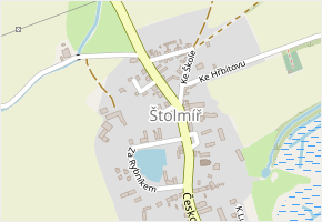 Slepá v obci Český Brod - mapa ulice