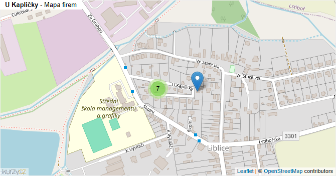 U Kapličky - mapa firem
