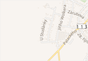 U Studánky v obci Český Brod - mapa ulice