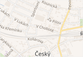 V Chobotě v obci Český Brod - mapa ulice