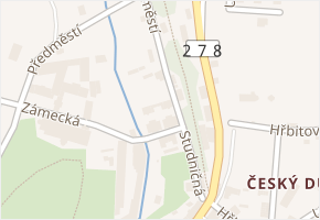 Šestidomy v obci Český Dub - mapa ulice