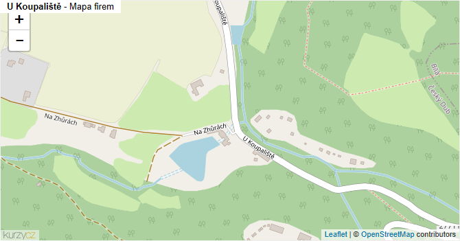 U Koupaliště - mapa firem