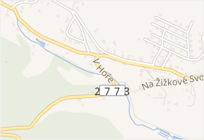 V Hoře v obci Český Dub - mapa ulice