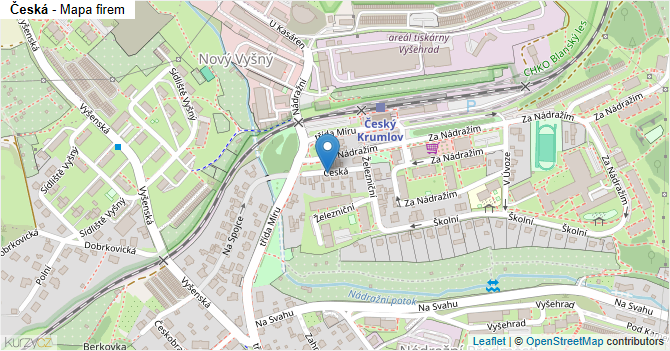 Česká - mapa firem