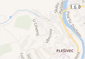 Cihelna v obci Český Krumlov - mapa ulice