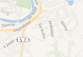 Do Vrchu v obci Český Krumlov - mapa ulice