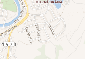 Družstevní v obci Český Krumlov - mapa ulice