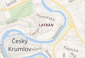 Formanská v obci Český Krumlov - mapa ulice