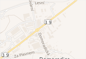 Hasičská v obci Český Krumlov - mapa ulice