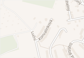 Konvalinková v obci Český Krumlov - mapa ulice