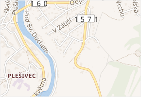 Krátká v obci Český Krumlov - mapa ulice