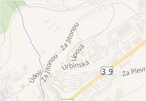 Lipová v obci Český Krumlov - mapa ulice