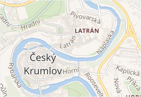 Na Fortně v obci Český Krumlov - mapa ulice