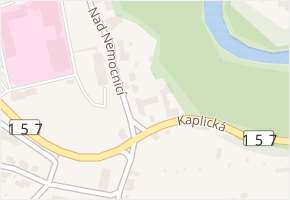 Nad Nemocnicí v obci Český Krumlov - mapa ulice
