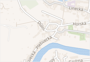 Plešivec v obci Český Krumlov - mapa části obce